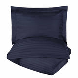 400 Thread Count Egyptian Cotton Stripe Duvet Cover - Egyptian Cotton Duvet Cover Set by Superior Brand