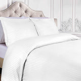 400 Thread Count Egyptian Cotton Stripe Duvet Cover - Egyptian Cotton Duvet Cover Set by Superior Brand