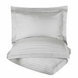 400 Thread Count Egyptian Cotton Stripe Duvet Cover - Egyptian Cotton Duvet Cover Set by Superior Brand