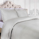 400 Thread Count Egyptian Cotton Stripe Duvet Cover - Egyptian Cotton Duvet Cover Set by Superior Brand