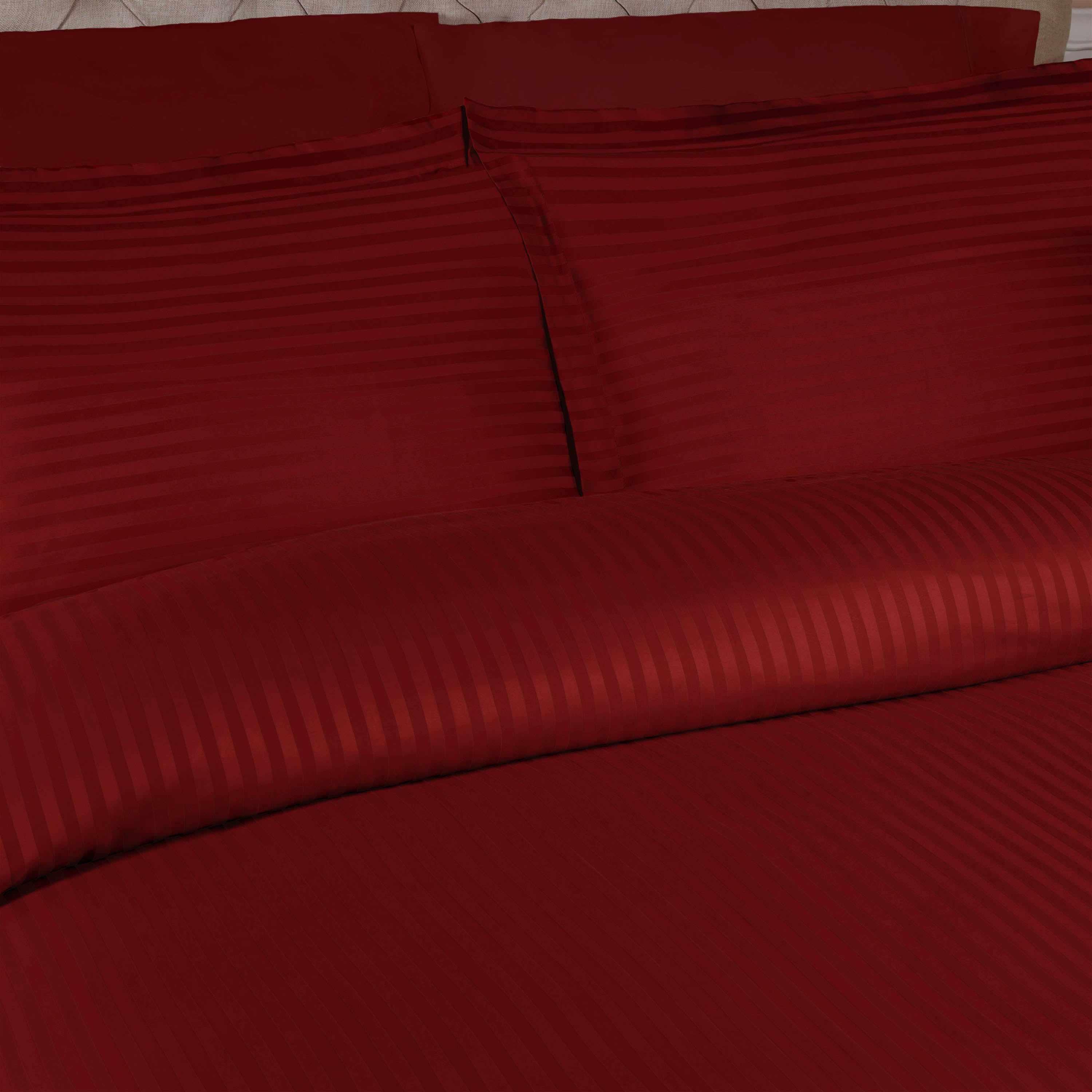400 Thread Count Egyptian Cotton Stripe Duvet Cover - Egyptian Cotton Duvet Cover Set by Superior Brand