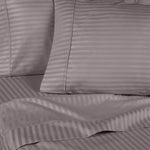 300 Thread Count Egyptian Cotton Sateen Stripe Bed Sheet Set - Egyptian Cotton Sheet Set by Superior Brand