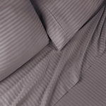 300 Thread Count Egyptian Cotton Sateen Stripe Bed Sheet Set - Egyptian Cotton Sheet Set by Superior Brand