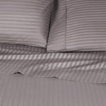 300 Thread Count Egyptian Cotton Sateen Stripe Bed Sheet Set - Egyptian Cotton Sheet Set by Superior Brand