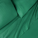 300 Thread Count Egyptian Cotton Sateen Stripe Bed Sheet Set - Egyptian Cotton Sheet Set by Superior Brand