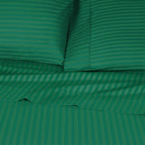 300 Thread Count Egyptian Cotton Sateen Stripe Bed Sheet Set - Egyptian Cotton Sheet Set by Superior Brand