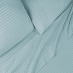 300 Thread Count Egyptian Cotton Sateen Stripe Bed Sheet Set - Egyptian Cotton Sheet Set by Superior Brand
