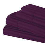 300 Thread Count Egyptian Cotton Sateen Stripe Bed Sheet Set - Egyptian Cotton Sheet Set by Superior Brand