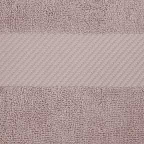 Egyptian Cotton Dobby Border Medium Weight 6 Piece Hand Towel Set - Fawn