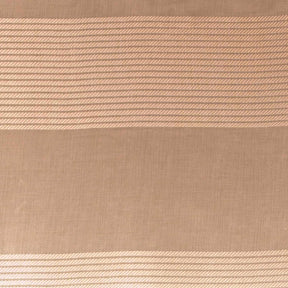 Dalisto Stripes 2-Piece Grommet Sheer Curtain Panel Set - Ecru