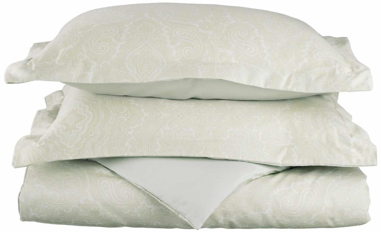 Cotton Blend 600 Thread Count Paisley Duvet Cover Set - Duvet Cover Set by Superior Brand