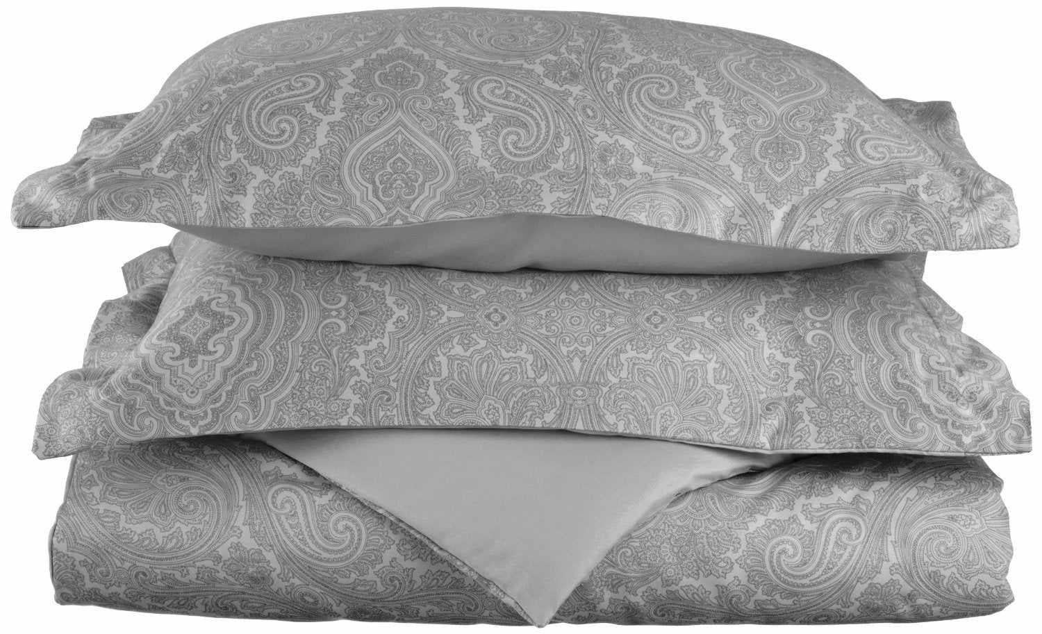 Cotton Blend 600 Thread Count Paisley Duvet Cover Set - Duvet Cover Set by Superior Brand