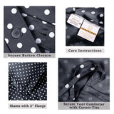 Cotton Blend 600 Thread Count Polka Dot Duvet Cover Set - Duvet Cover Set by Superior Brand
