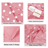 Cotton Blend 600 Thread Count Polka Dot Duvet Cover Set - Duvet Cover Set by Superior Brand