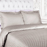 Cotton Blend 600 Thread Count Polka Dot Duvet Cover Set - Duvet Cover Set by Superior Brand
