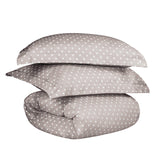 Cotton Blend 600 Thread Count Polka Dot Duvet Cover Set - Duvet Cover Set by Superior Brand