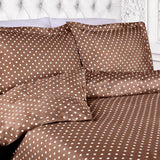 Cotton Blend 600 Thread Count Polka Dot Duvet Cover Set - Duvet Cover Set by Superior Brand