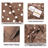 Cotton Blend 600 Thread Count Polka Dot Duvet Cover Set - Duvet Cover Set by Superior Brand