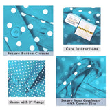 Cotton Blend 600 Thread Count Polka Dot Duvet Cover Set - Duvet Cover Set by Superior Brand