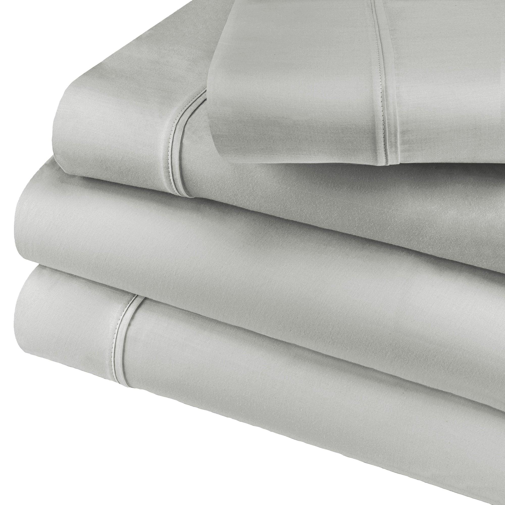 600 Thread Count Cotton Blend Bed Sheet Set Solid Deep Pocket - Sheet Set by Superior Brand