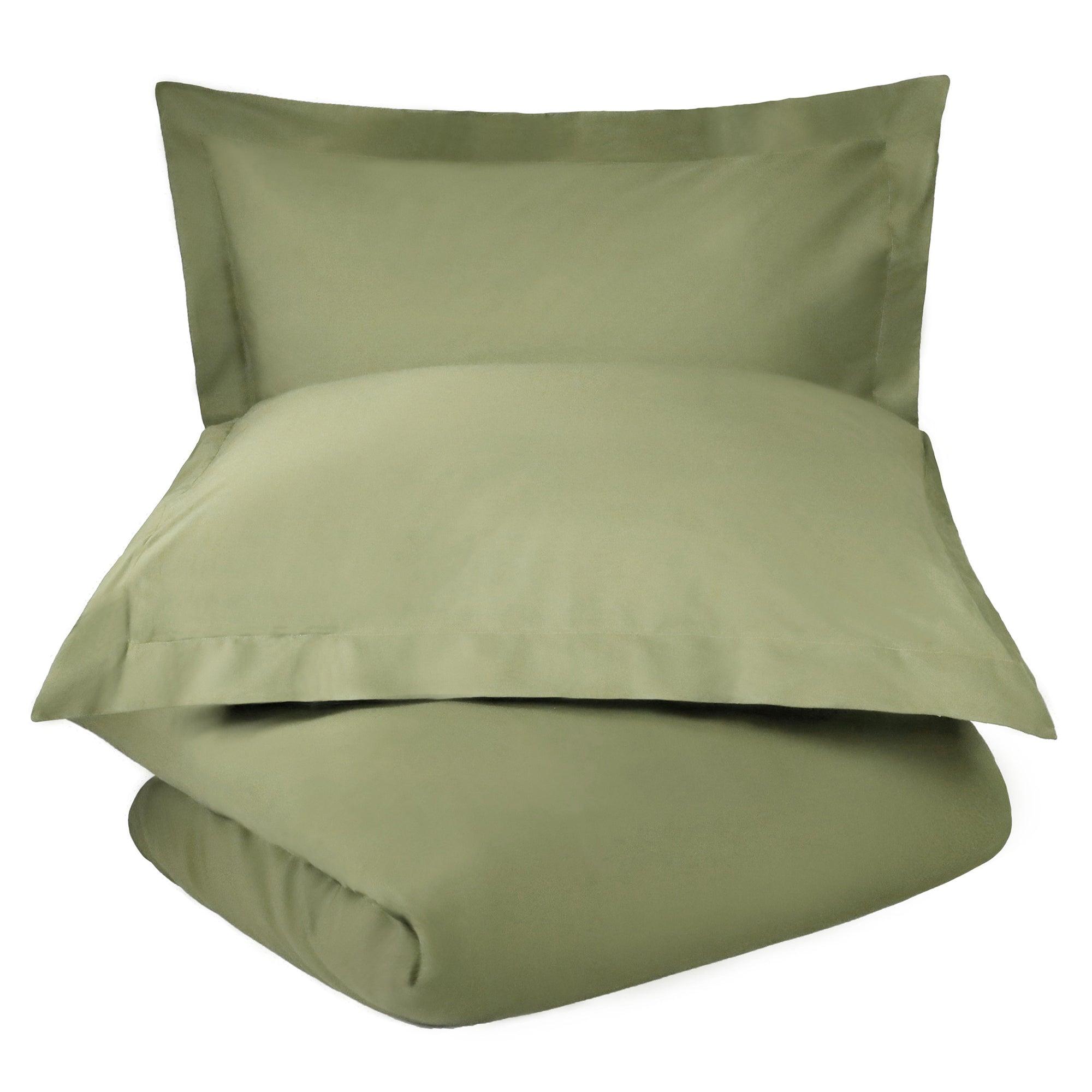 Cotton Blend 600 Thread Count Solid Duvet Cover Set - Duvet Cover Set by Superior Brand