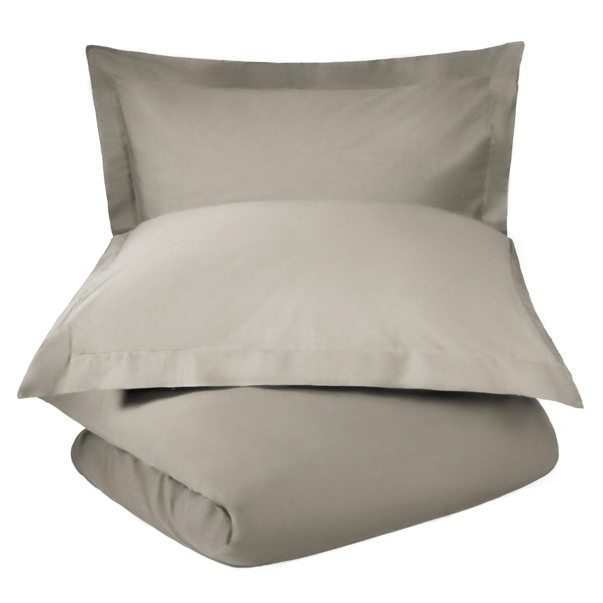 Cotton Blend 600 Thread Count Solid Duvet Cover Set - Duvet Cover Set by Superior Brand