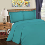 Cotton Blend 600 Thread Count Solid Duvet Cover Set - Duvet Cover Set by Superior Brand