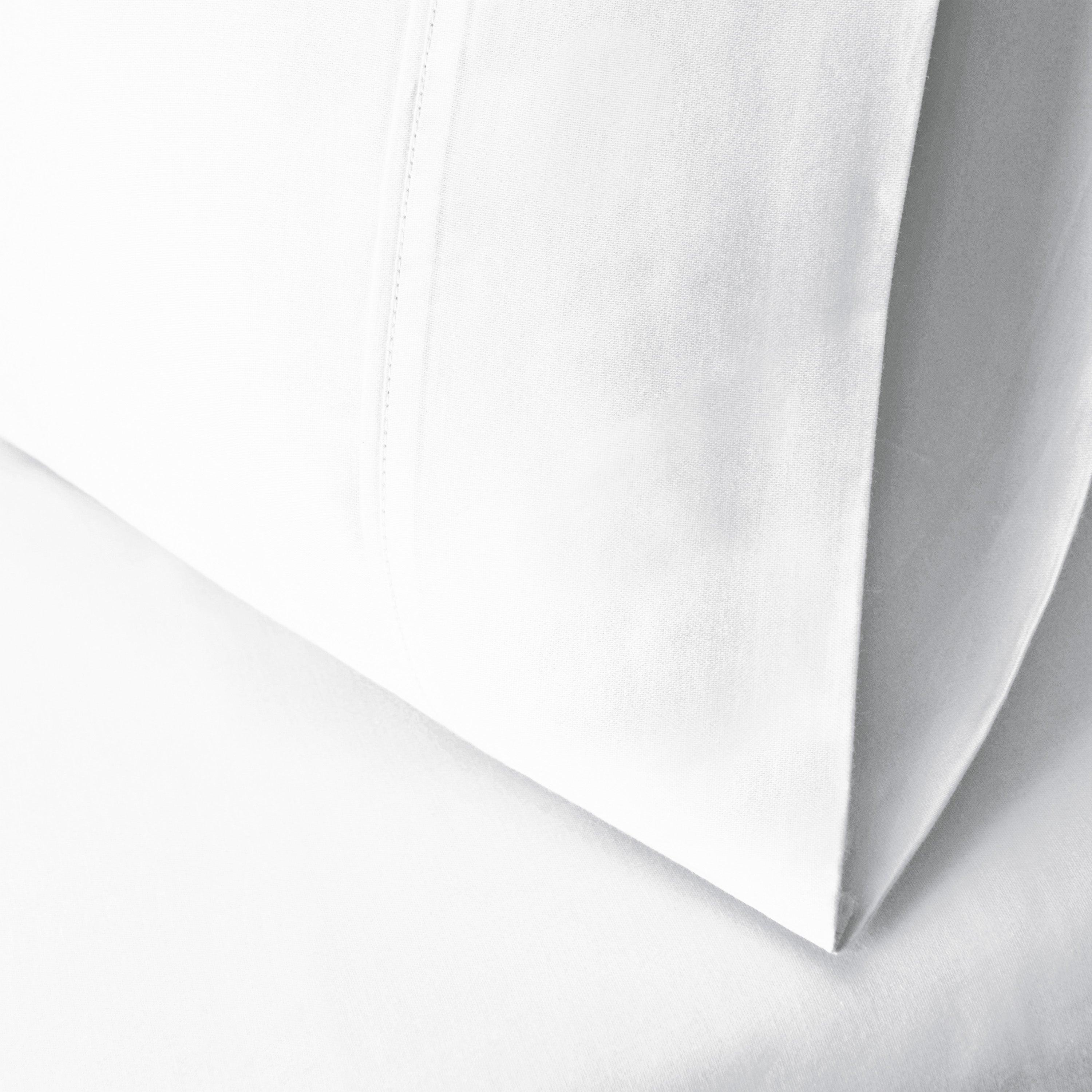 Cotton Blend 600 Thread Count Solid Pillowcase Set of 2 - Pillowcases by Superior Brand