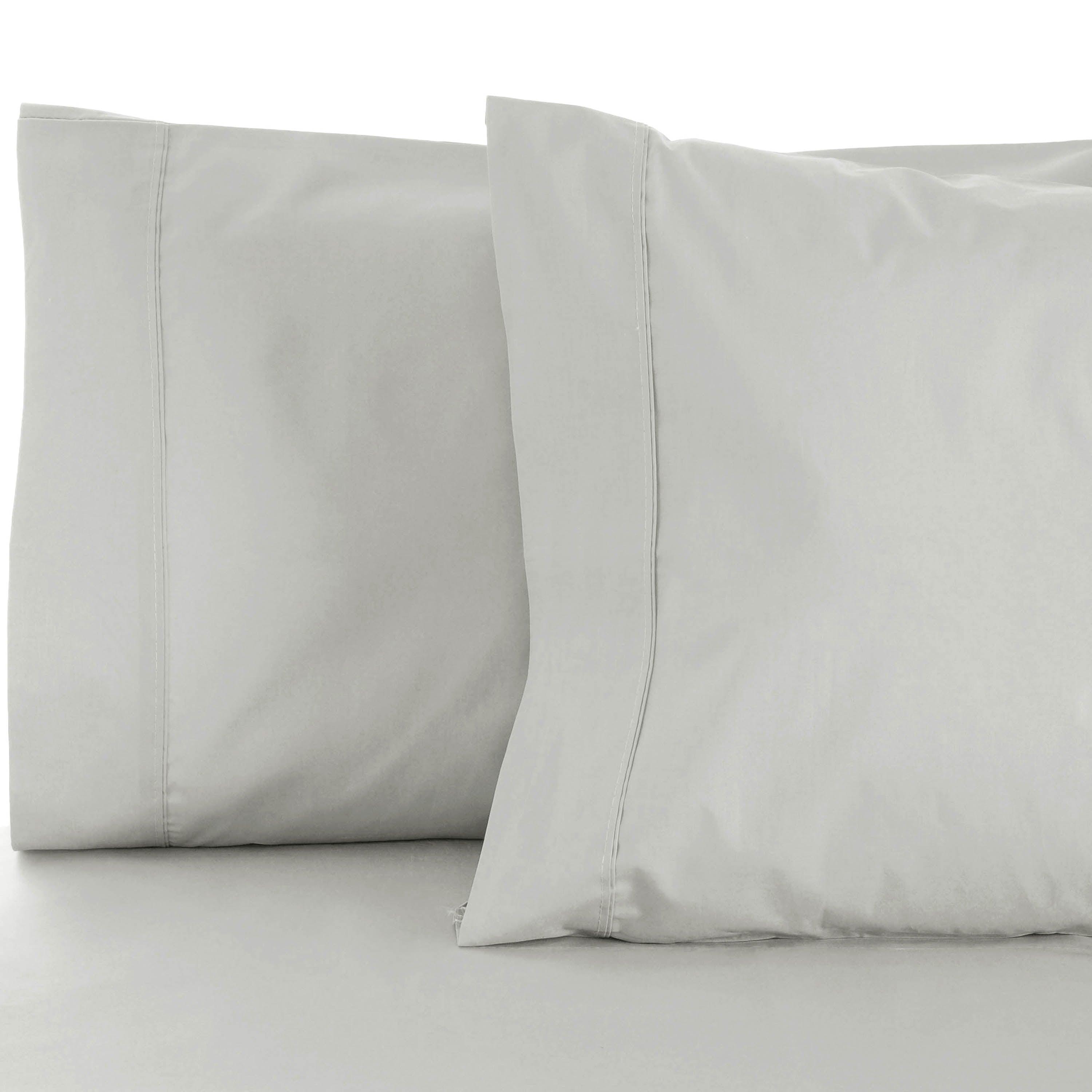 Cotton Blend 600 Thread Count Solid Pillowcase Set of 2 - Pillowcases by Superior Brand