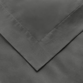 Superior Premium 650 Thread Count Egyptian Cotton Solid Duvet Cover Set - Grey