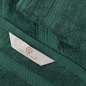 Rayon from Bamboo Ultra-Plush Heavyweight 6-Piece Hand Towel Set -  Hunter Green