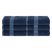 Rayon from Bamboo Ultra-Plush Heavyweight 6-Piece Hand Towel Set - River Blue
