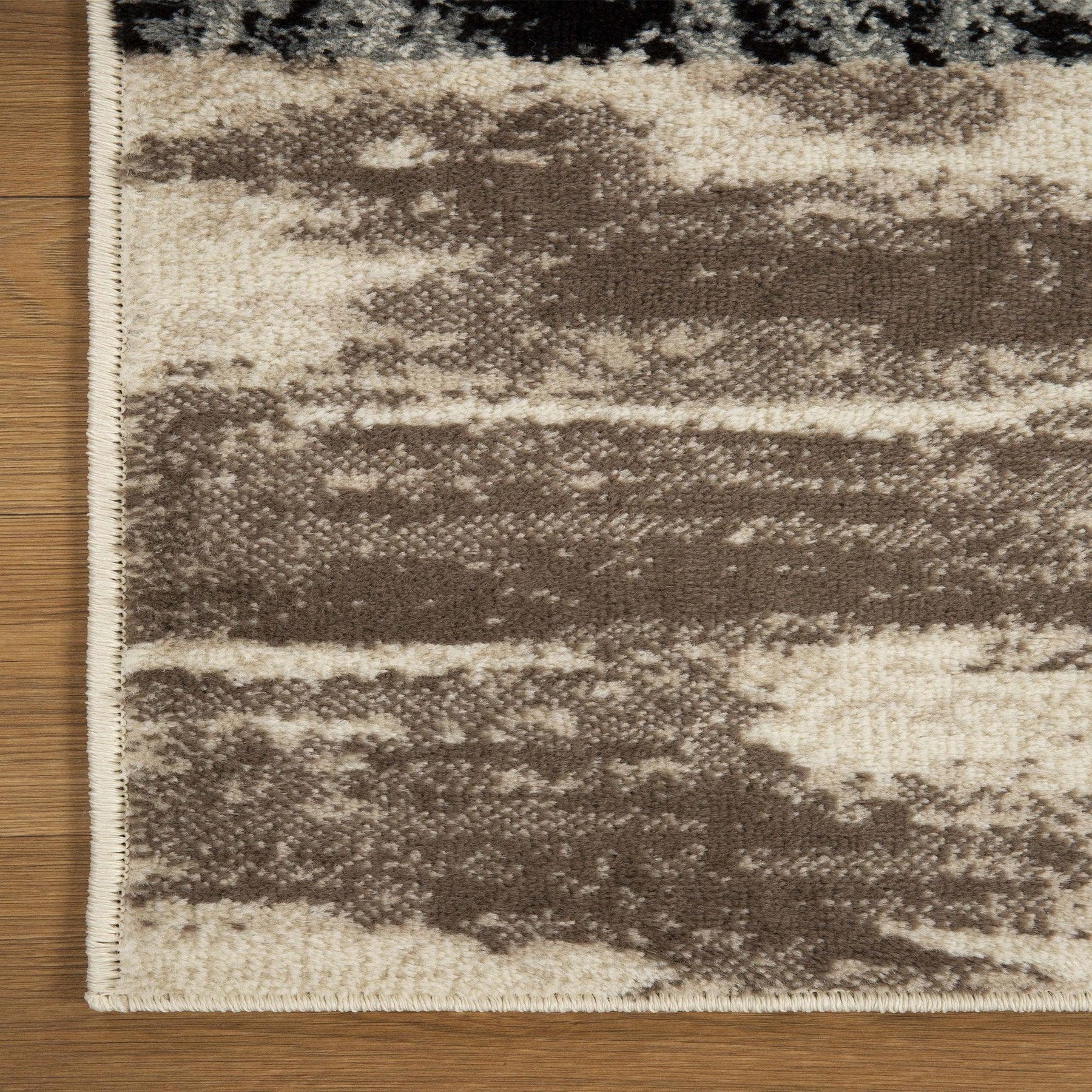 Modern Patchwork Design Indoor Area Rug or Runner - Beige