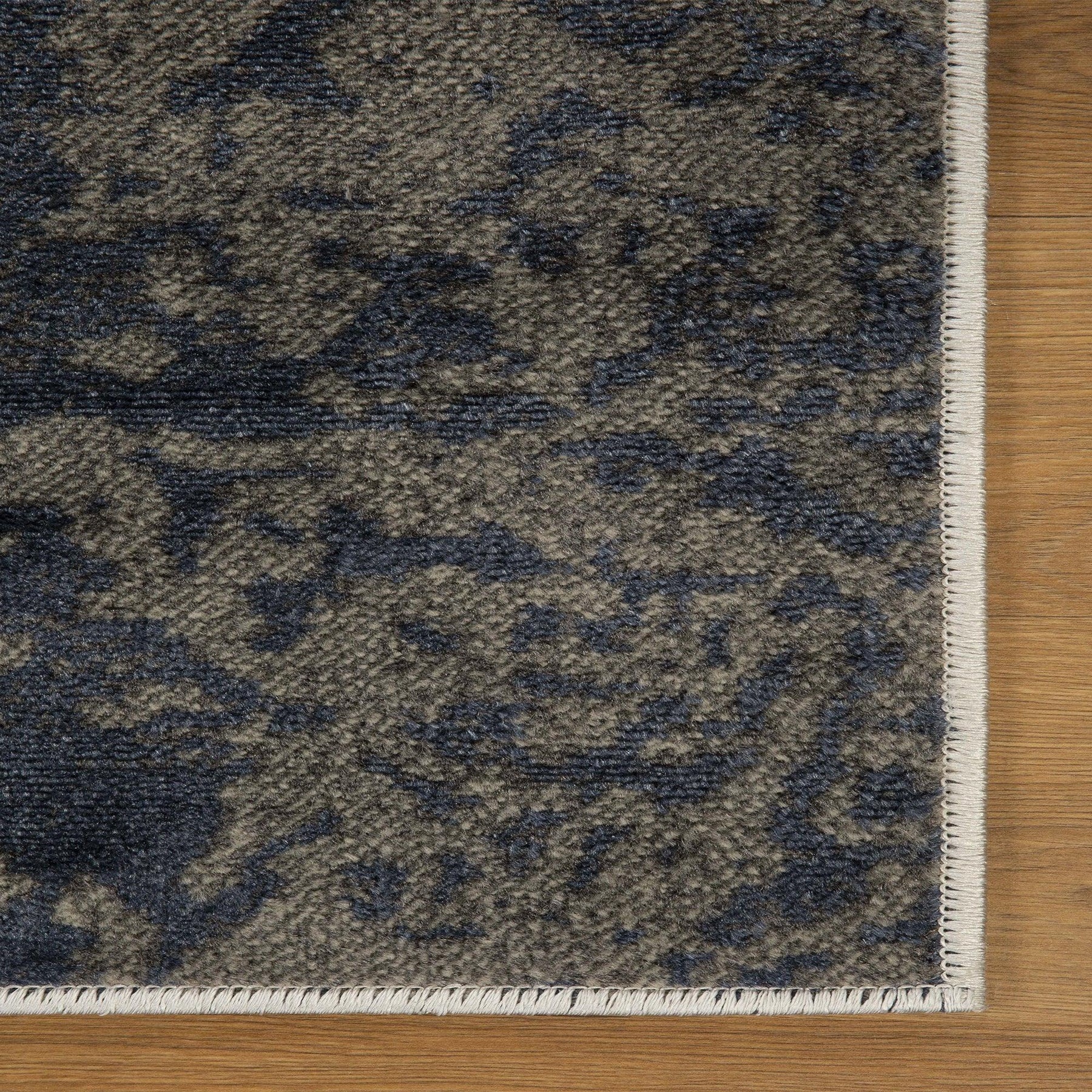 Modern Patchwork Design Indoor Area Rug or Runner - Black