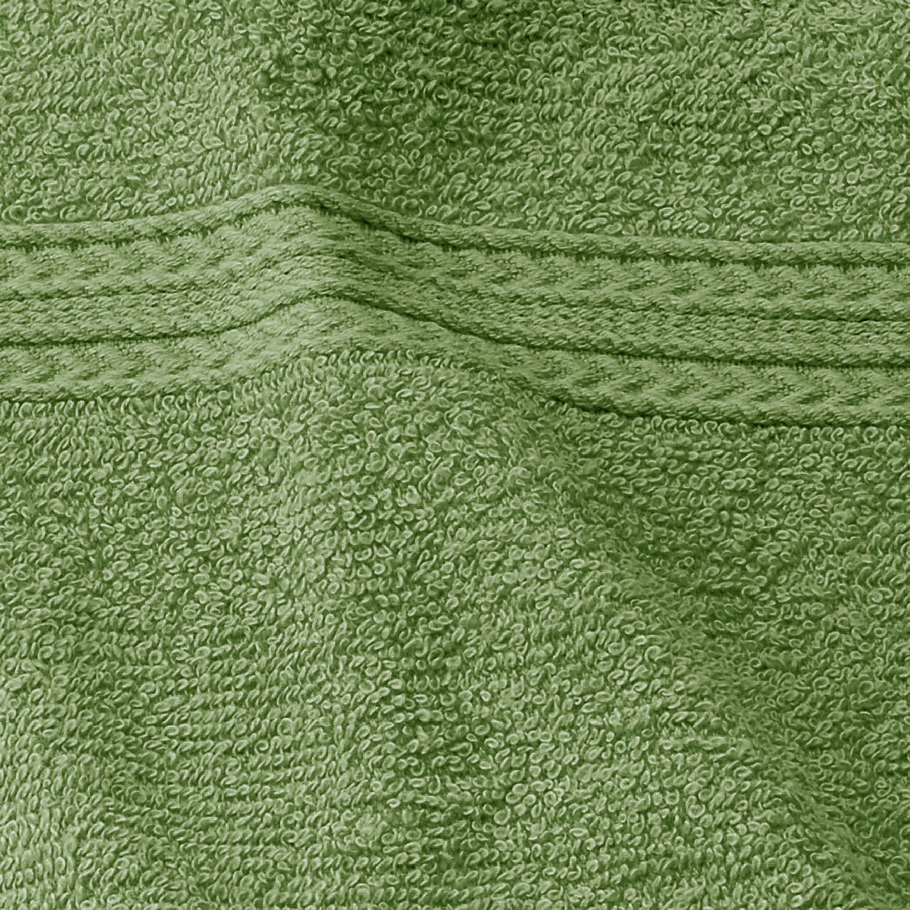 Superior Eco-Friendly Ring Spun Cotton 6-Piece Hand Towel Set - Terrace Green
