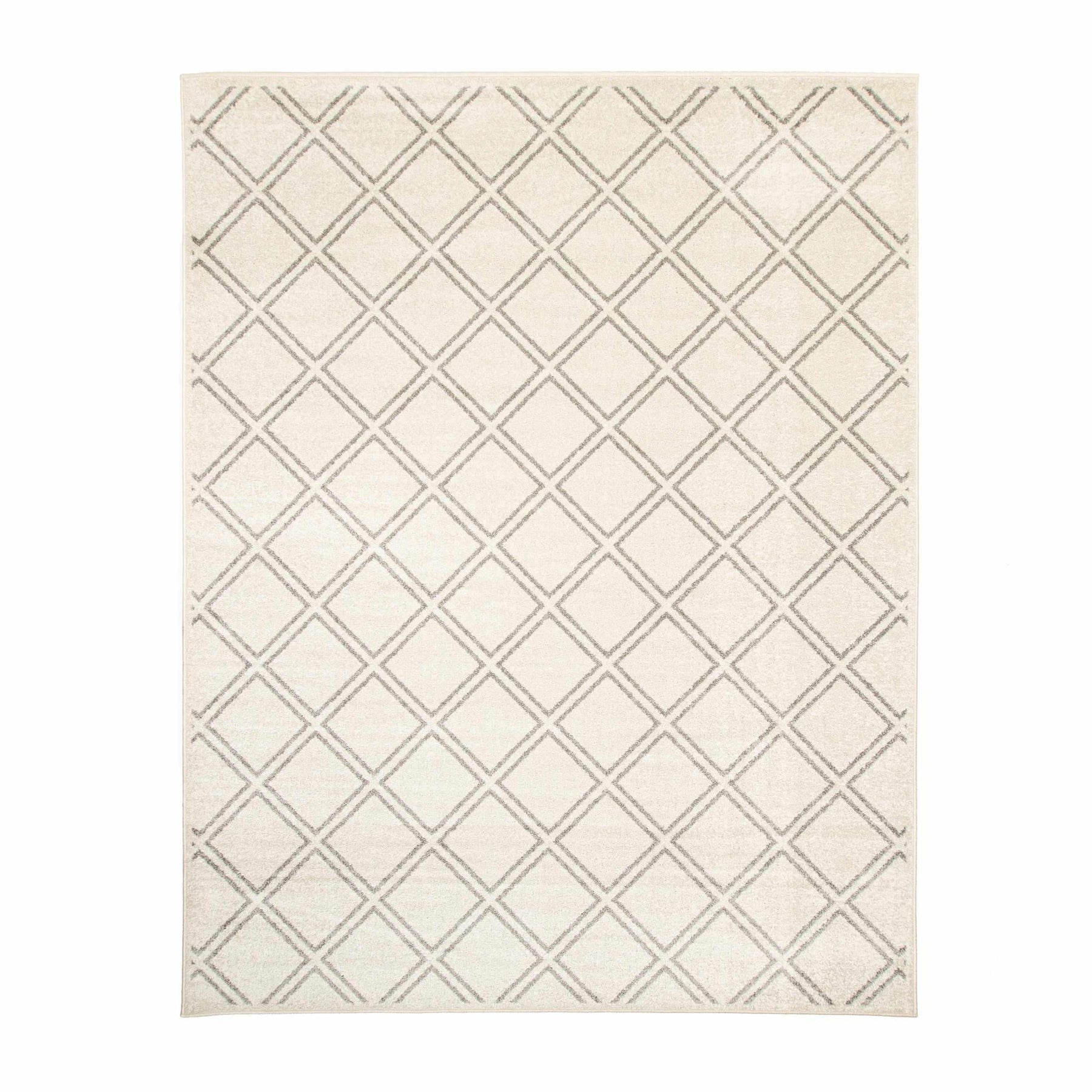Hanleigh Modern Geometric Diamond Lattice Indoor Area Rug-Rugs by Superior-Home City Inc