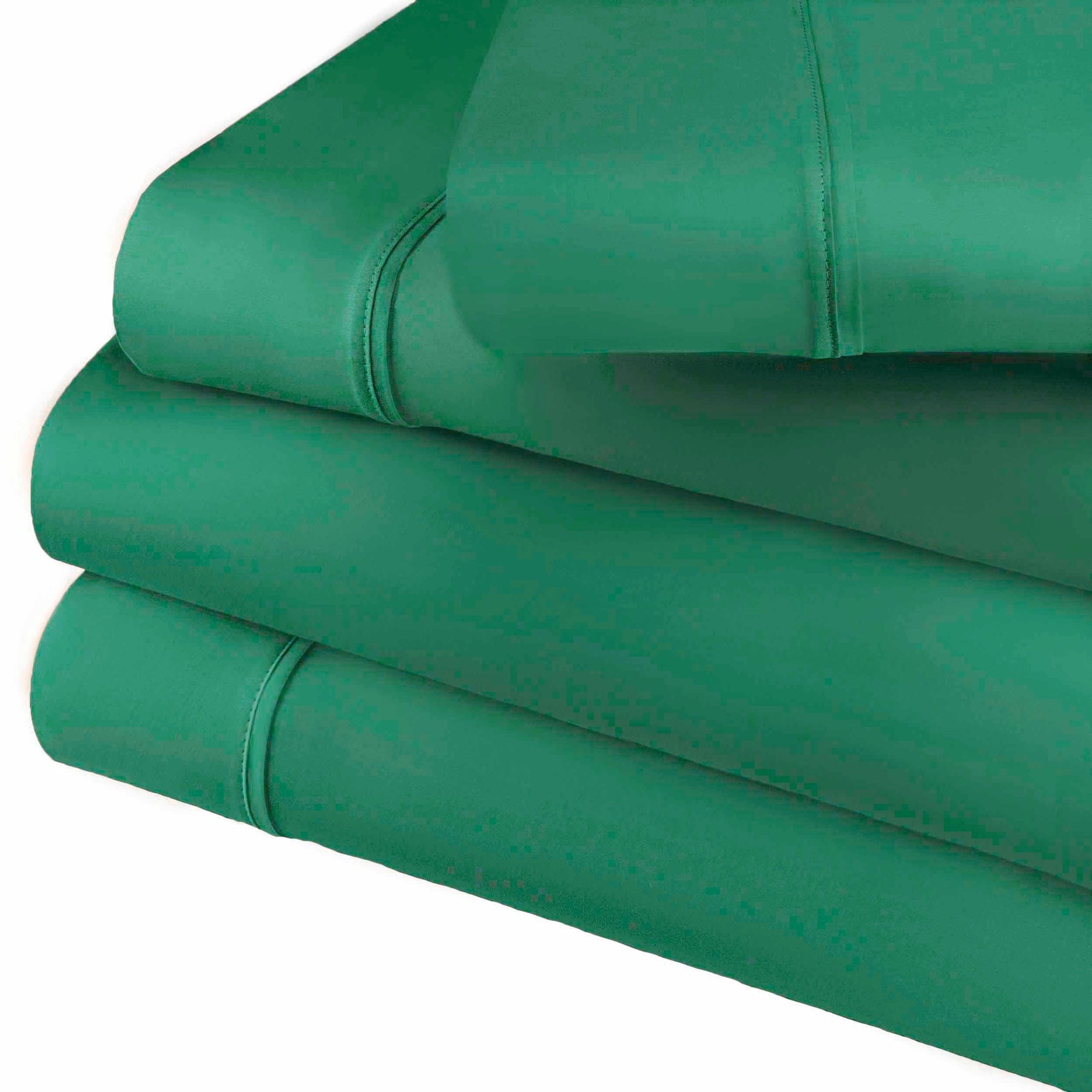 Superior Premium Plush Solid Deep Pocket Cotton Blend Bed Sheet Set