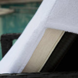 Cotton Monogrammed Patio Chaise Lounge Chair Cover - Beach Towel by Superior Brand