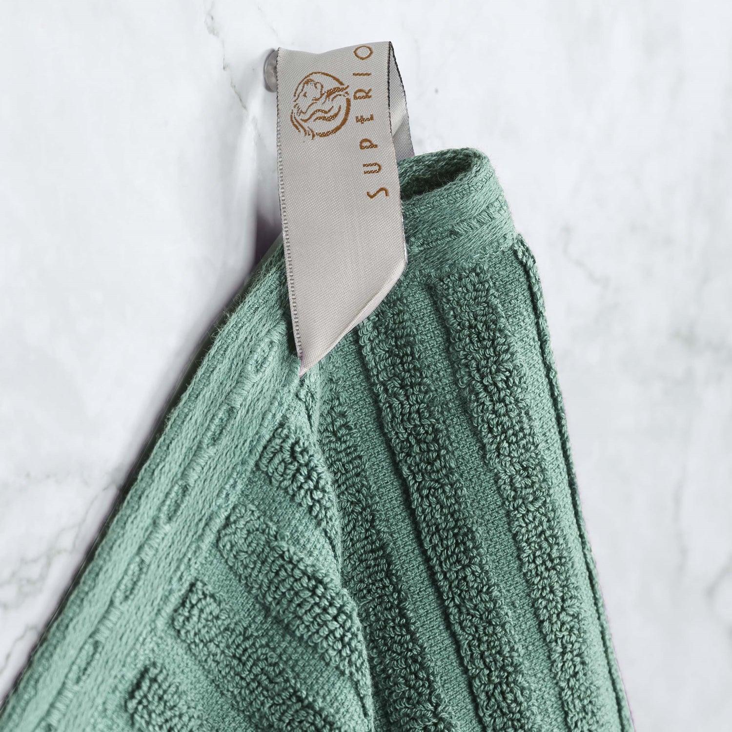 Superior Soho Ribbed Textured Cotton Ultra-Absorbent Bath Sheet & Bath Towel Set