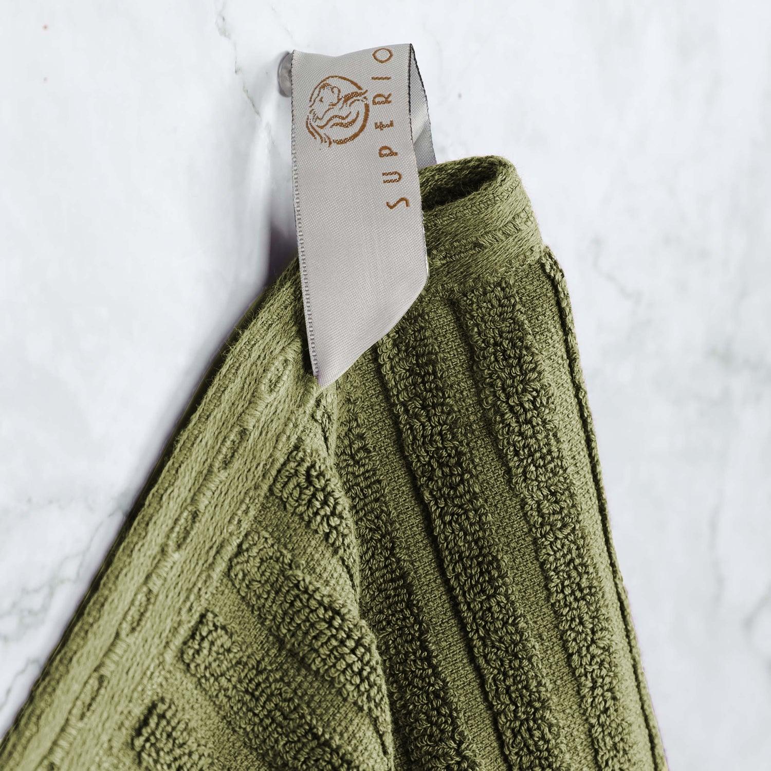 Superior Soho Ribbed Textured Cotton Ultra-Absorbent Bath Sheet & Bath Towel Set