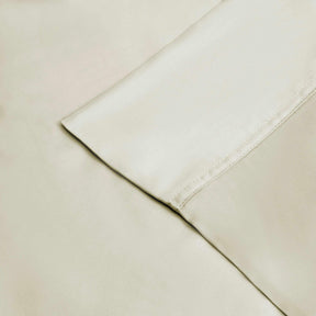 Superior 100% Rayon From Bamboo 300 Thread Count Solid 2 Piece Pillowcase Set - Ivory