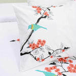 100% Cotton Cherry Garden Embroidered Duvet Cover Set - Duvet Cover Set by Superior Brand