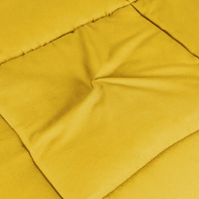  Superior Solid All Season Down Alternative Microfiber Comforter - Yellow