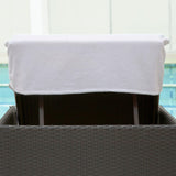 Cotton Monogrammed Patio Chaise Lounge Chair Cover - Beach Towel by Superior Brand