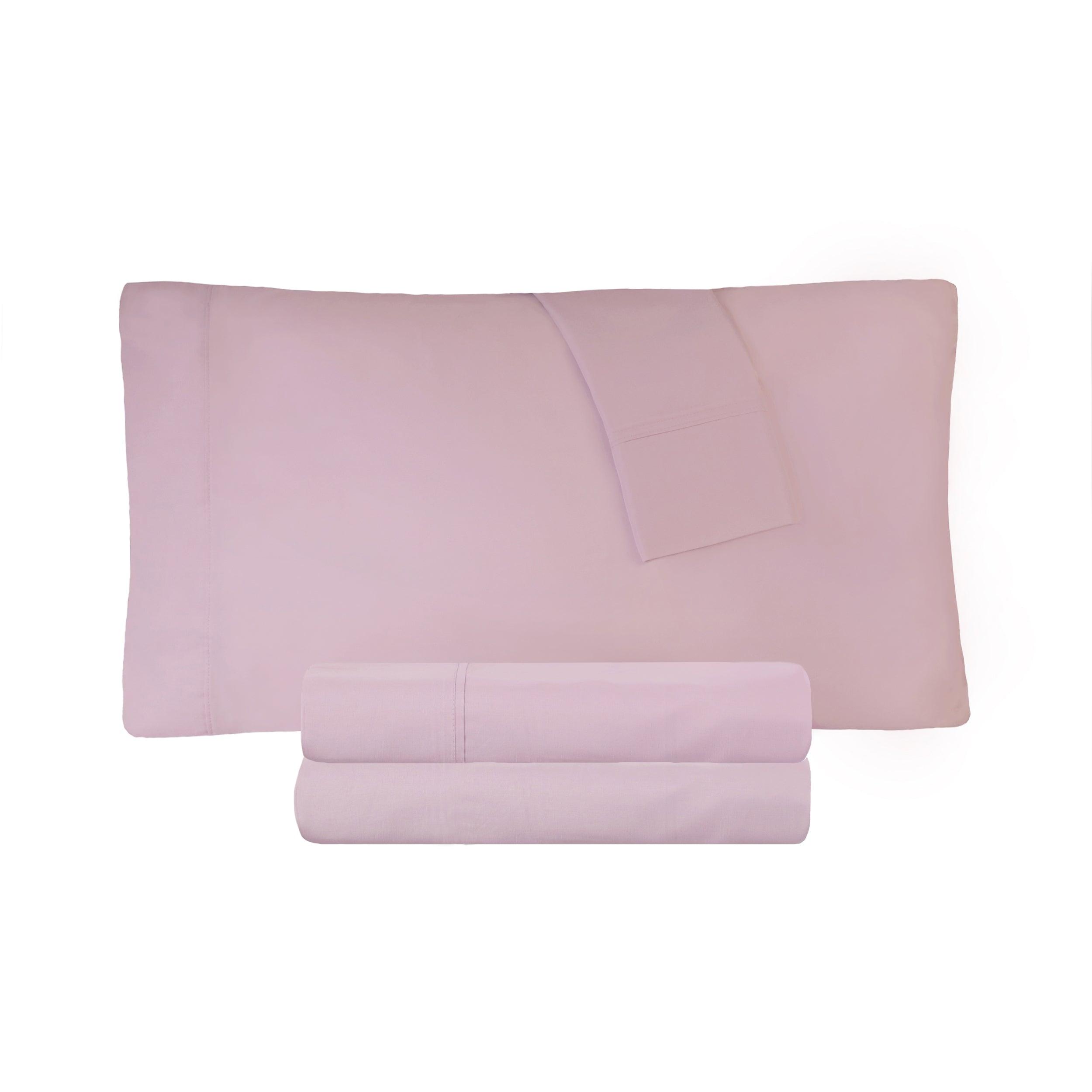 Cotton Percale 300 Thread Count Solid 2 Piece Pillowcase Set - Pillowcases by Superior Brand