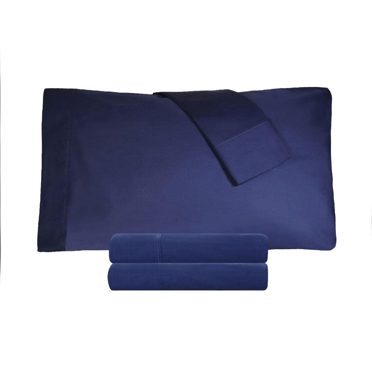 Cotton Percale 300 Thread Count Solid 2 Piece Pillowcase Set - Pillowcases by Superior Brand