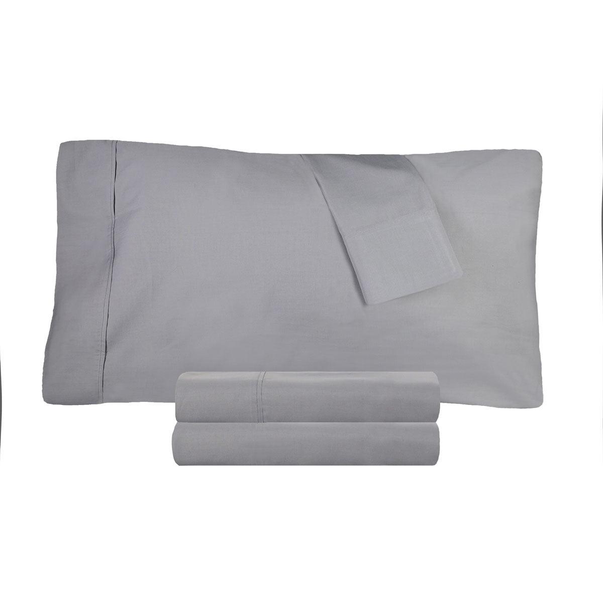 Cotton Percale 300 Thread Count Solid 2 Piece Pillowcase Set - Pillowcases by Superior Brand