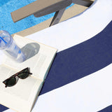 Cabana Striped Cotton Standard Size Chaise Lounge Chair Cover Set - Lounge Chair Cover by Superior Brand