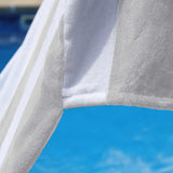 Cabana Striped Cotton Standard Size Chaise Lounge Chair Cover Set - Lounge Chair Cover by Superior Brand