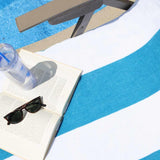 Cabana Striped Cotton Standard Size Chaise Lounge Chair Cover Set - Lounge Chair Cover by Superior Brand